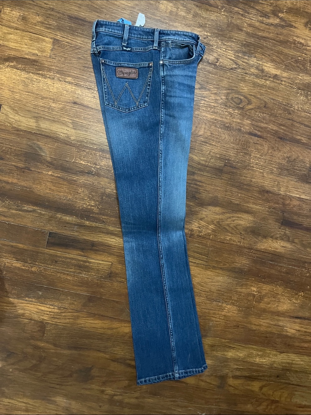 Wrangler Retro Women's Dark Blue High Rise Bootcut Jeans - Picture 2 of 5
